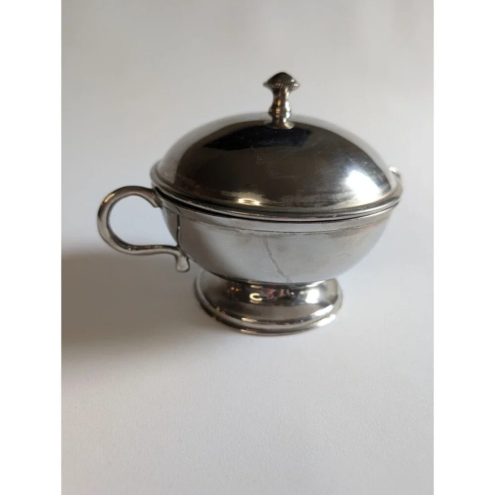 International Silver Brand Silverplate Lidded Sugar Bowl